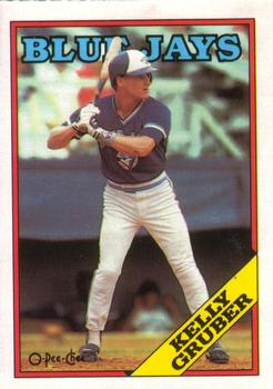 1988 O-Pee-Chee Baseball Cards 113     Kelly Gruber
